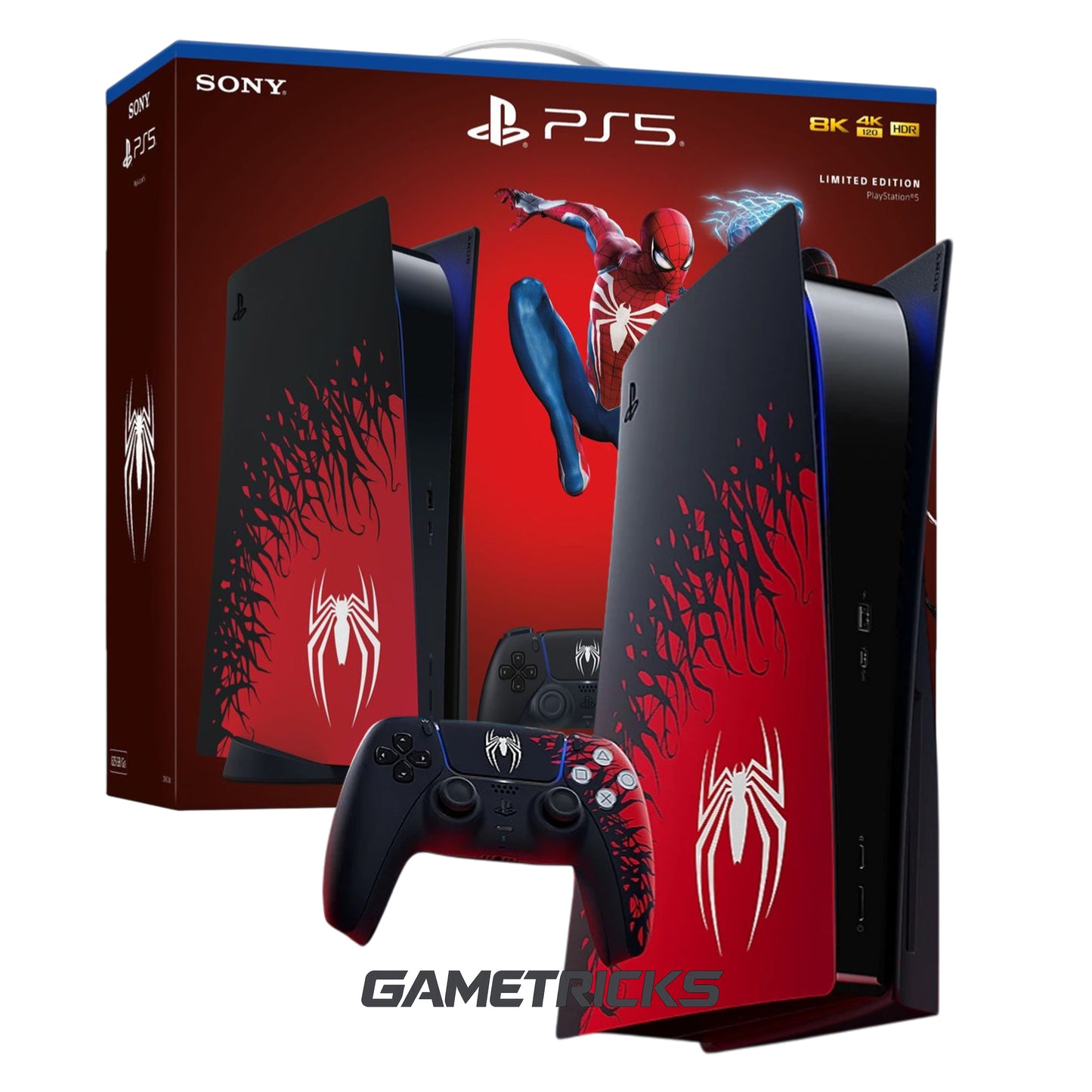 Sony PlayStation5 Console – Marvel’s Spider-Man 2 Limited Edition Bundle (fattal warranty) SONY
