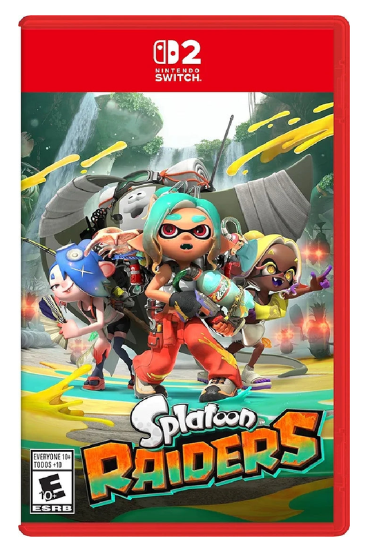 Splatoon Raiders - Nintendo Switch 2 – Nintendo Switch 2 physical game cover, front view