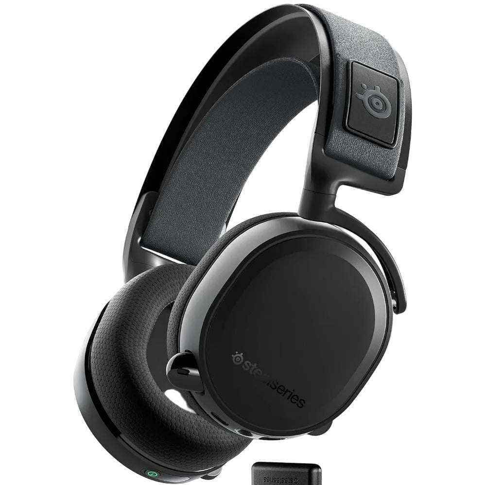 SteelSeries Arctis 7+ Wireless Gaming Headset - Lossless 2.4 GHz - Sonar 7.1 Virtual Surround Sound - gametricks