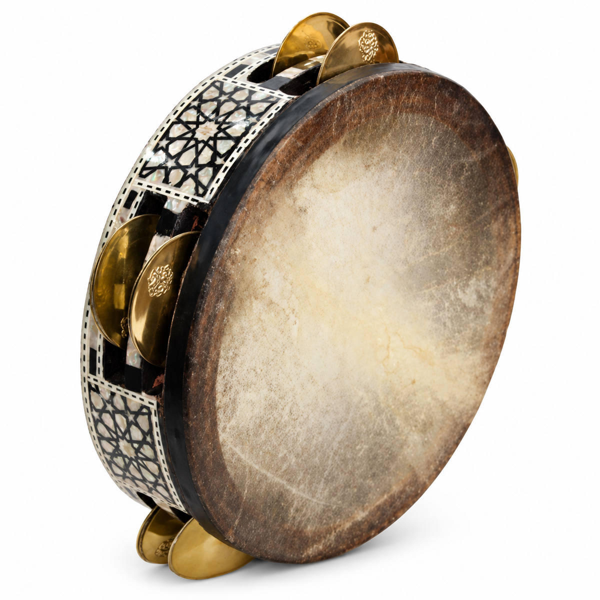 Tambourin Riq 28cm angled view
