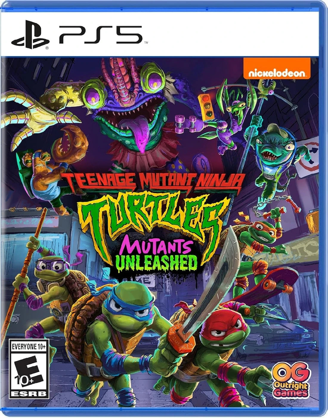 Teenage Mutant Ninja Turtles: Mutants Unleashed - PlayStation | PS5 front cover