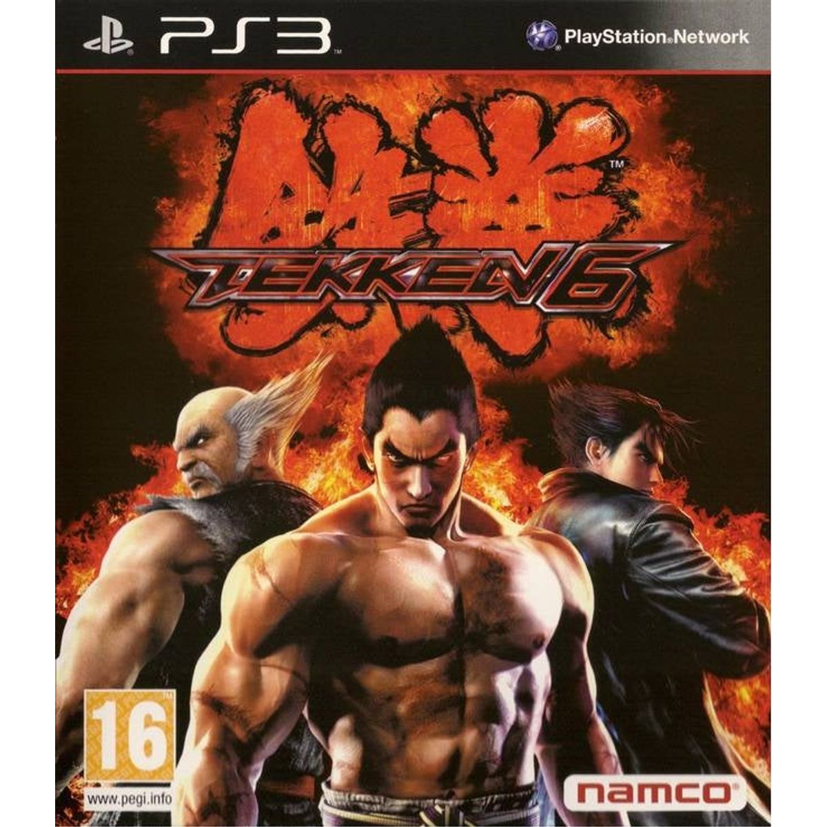 Tekken 6 PS3 front cover on white square background