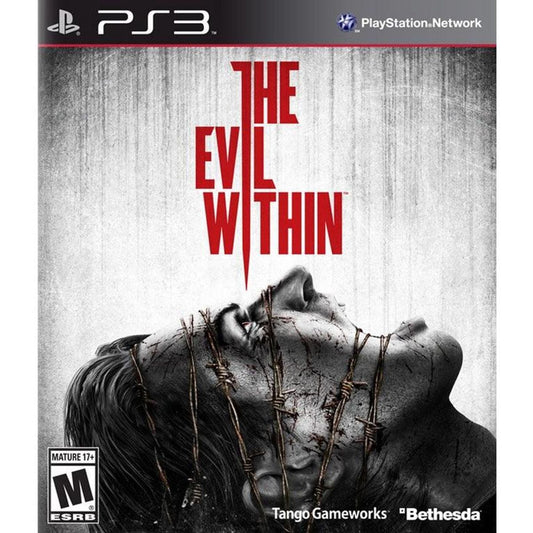 The Evil Within PS3 front cover on white square background