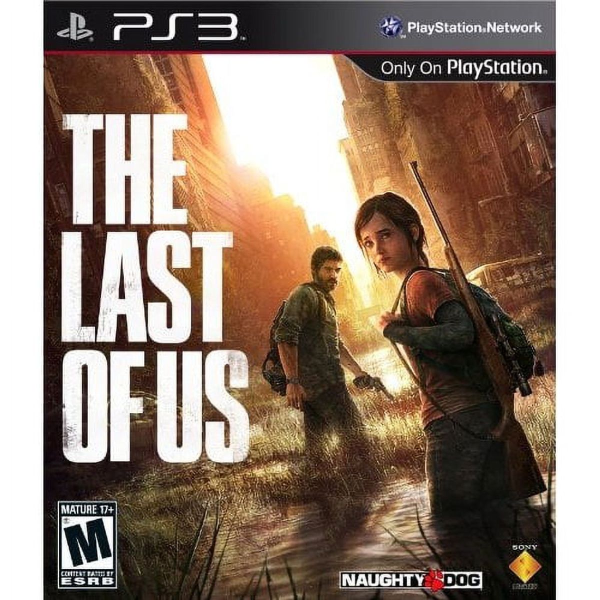 The Last of Us PS3 front cover on white square background