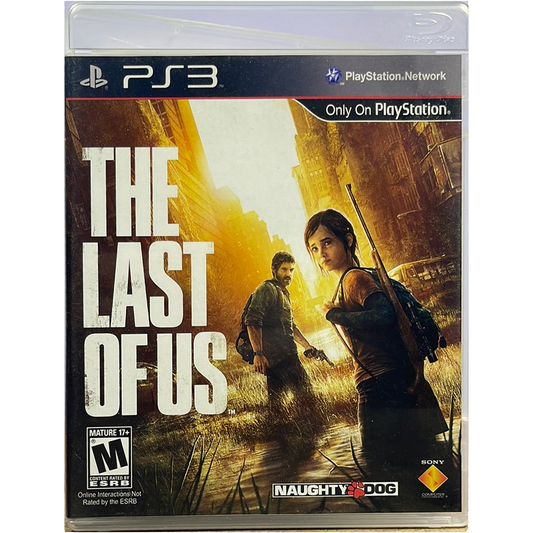 The Last of Us PS3 straight front view white background