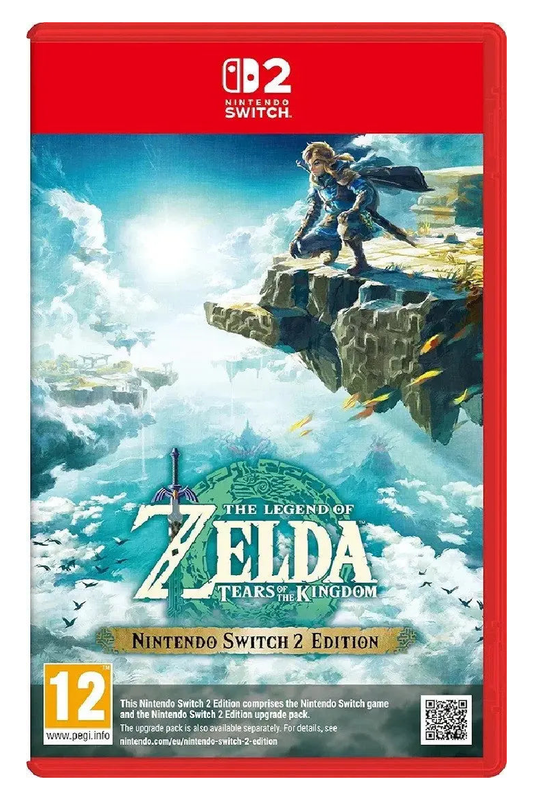 The Legend of Zelda: Tears of the Kingdom - Nintendo Switch 2 Edition – Nintendo Switch 2 physical game cover, front view