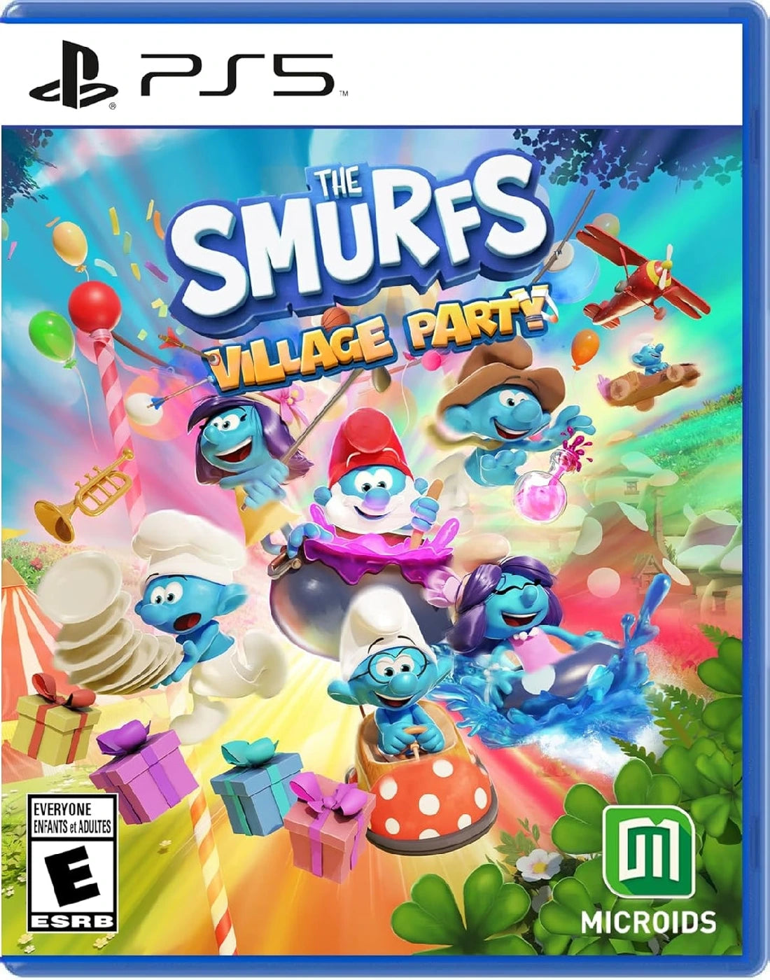 The Smurf Village Party - PlayStation 5 | PS5 front cover