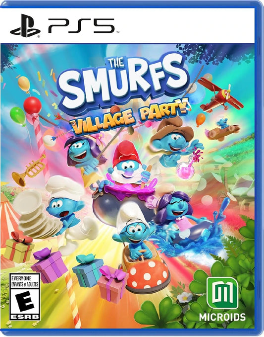 The Smurf Village Party - PlayStation 5 | PS5 front cover
