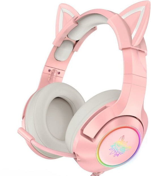 ONIKUMA K9 Cat Ear RGB Wired Gaming Headset ONIKUMA