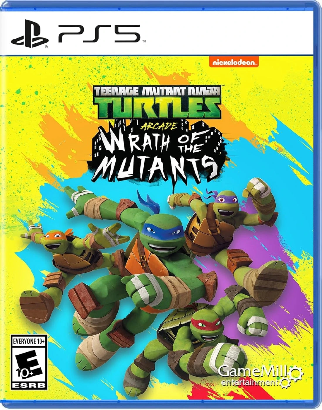 TMNT Arcade: Wrath of the Mutants - PlayStation 5 | PS5 front cover