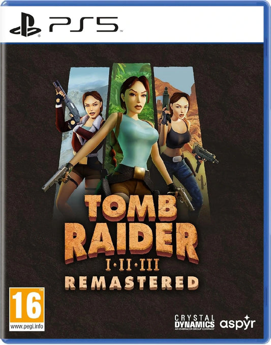 Tomb Raider 1-3 Remastered Starring Lara Croft - PlayStation 5 | PS5 front cover