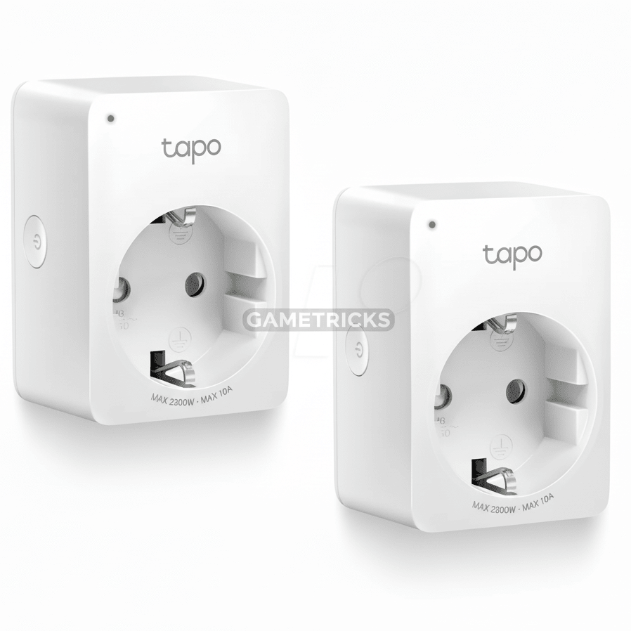 TP-Link Tapo P100 (2-Pack) Smart WiFi Plug | App Control & Voice Assistant Support - gametricks