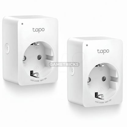 TP-Link Tapo P100 (2-Pack) Smart WiFi Plug | App Control & Voice Assistant Support - gametricks
