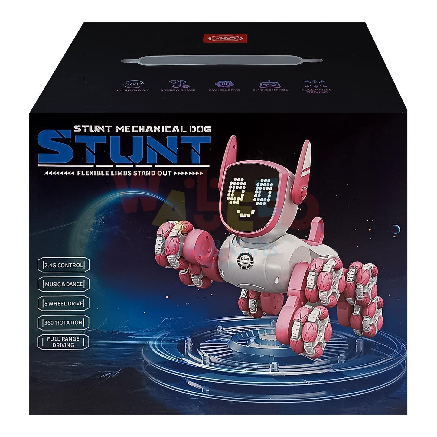 R/C 9wheels smart Stunt Robot - Mid