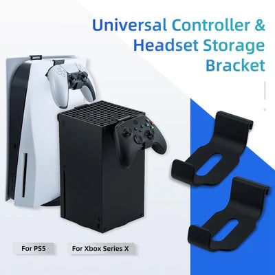 Universal Controller & Headset Storage Bracket For PS5 & Xbox Series X PGTECH