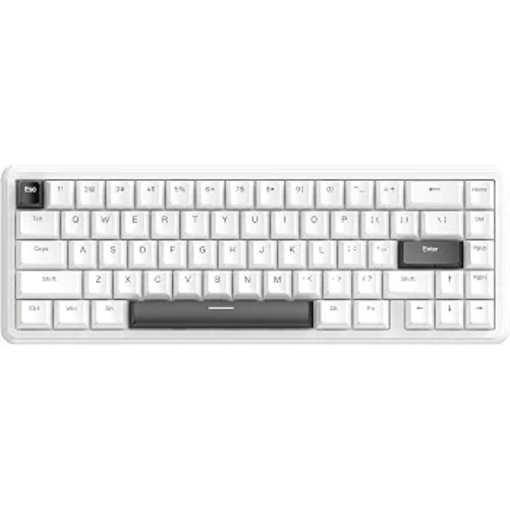 ATTACK SHARK X65 HE Wired RT 65% RGB Mechanical Gaming Keyboard - White
