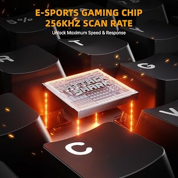 ATTACK SHARK R68HE 60% Wired RT 8K Mechanical RGB TKL Gaming Keyboard - Black