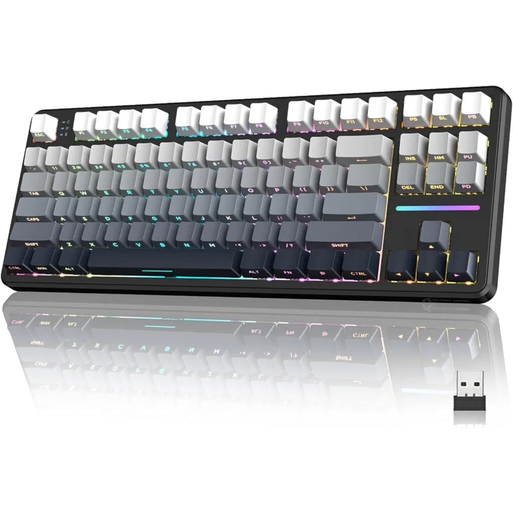 ATTACK SHARK X87 Wireless Tri-Mode Mechanical Gaming Keyboard - Black