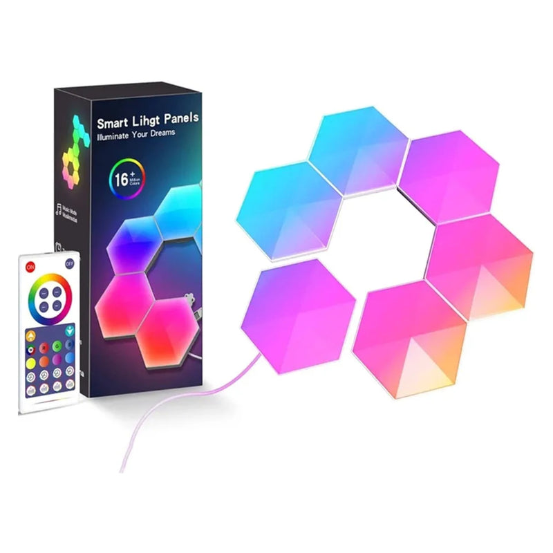 Hexagon Lights with Remote, RGB LED Wall Lights - image 1