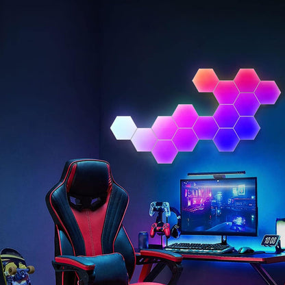 Hexagon Lights with Remote, RGB LED Wall Lights - image 3