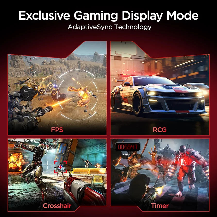KOORUI G2741L 27" Dual Mode Gaming Monitor, 4K UHD 160Hz & FHD 320Hz, Fast IPS, 95% DCI-P3, HDR400, HDMI 2.1/DP 1.4, VESA Gaming Monitor