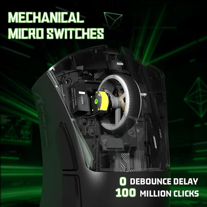 ATTACK SHARK V3 Ultra-Light Rechargeable Wireless Gaming Mous