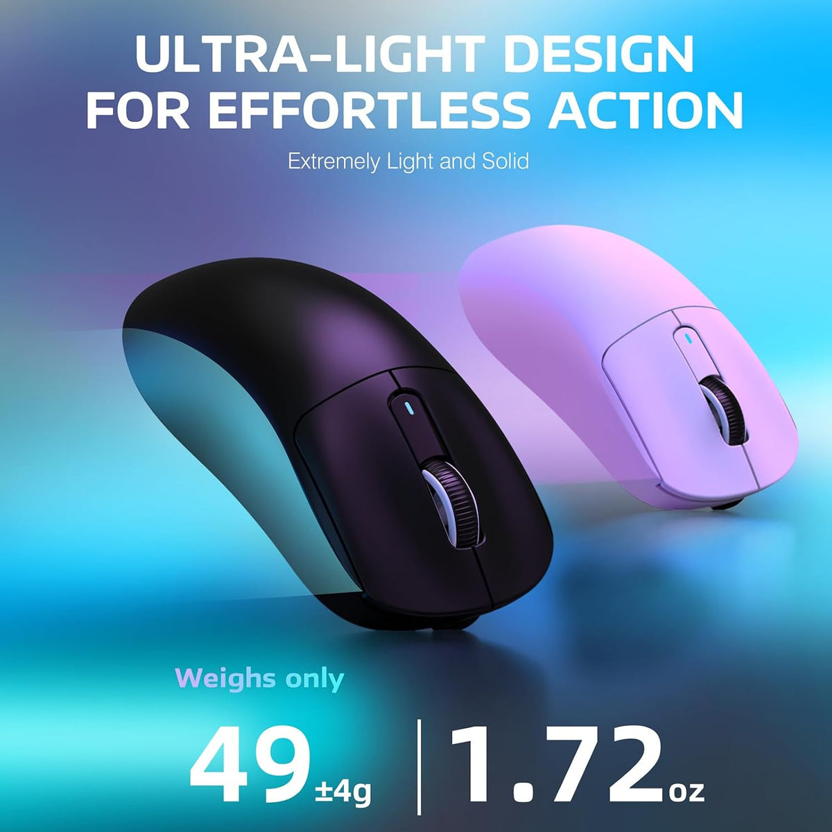 ATTACK SHARK X3 Lightweight Wireless Gaming Mouse with Tri-Mode 2.4G/USB-C Wired/Bluetooth