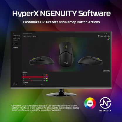 HyperX Pulsefire Saga Pro Wireless Gaming Mouse