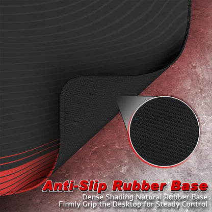 Attack Shark CM02 eSport Gaming Mouse Pad - Black/Red with Contour Line