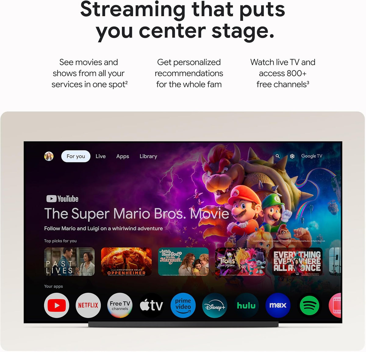 Google TV Streamer (4k) 32 GB - Porcelain