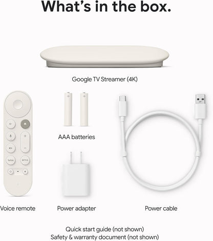 Google TV Streamer (4k) 32 GB - Porcelain