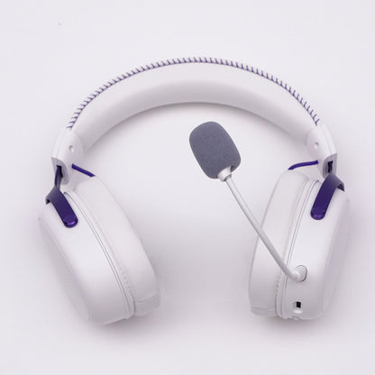 Akko Verge S9 Ultra White gaming headset angle