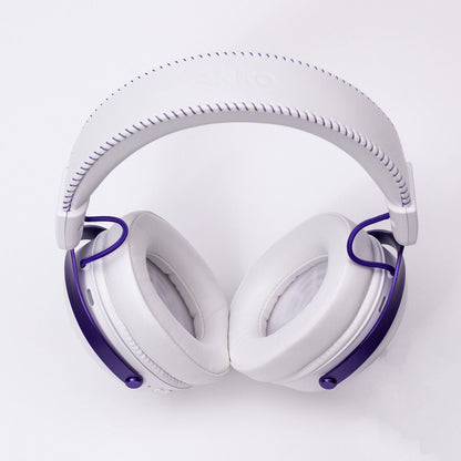 Akko Verge S9 Ultra White gaming headset view