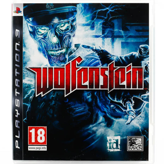 Wolfenstein PS3 front cover on white square background