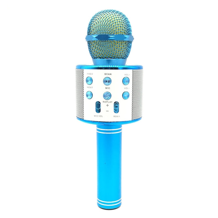 WS-858 Karaoke Microphone - Blue