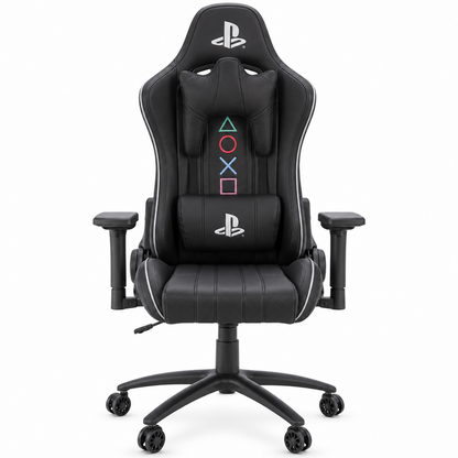X Rocker PlayStation RGB Gaming Chair front view with soft bottom shadow